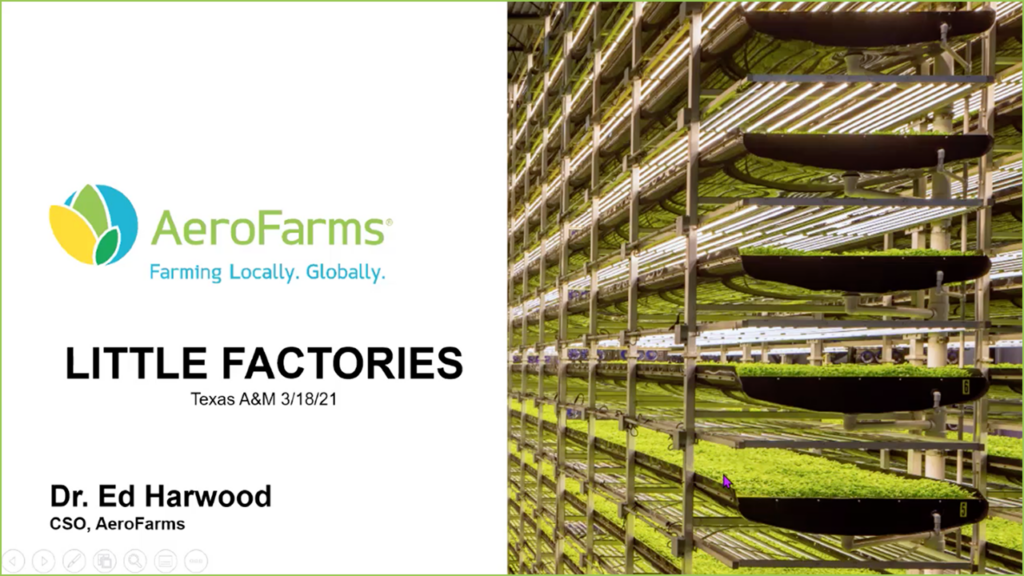 AeroFarms - Farming Locally, Globally in "Little Farms"